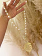 Collar XL Maxi Hoja eslabones mixtos Perlas  - Miniatura 7