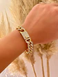 Maxi Pulsera Circones Eslabones cubanos - Miniatura 1