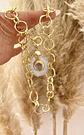 Collar Maxi Cuarzo y Cadenón Redondo Gold - Miniatura 7