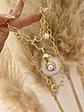 Collar Maxi Cuarzo Perla y conector Herradura Circones - Miniatura 4