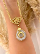 Collar Maxi Cuarzo Conector Barroco Gold  - Miniatura 3