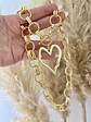 Collar XL Corazon Silueta Maxi Cadenón Gold  - Miniatura 2