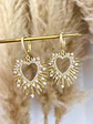 Aros Corazón Sagrado Circones Gold  - Miniatura 3