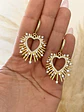 Aros Corazón Sagrado Circones Gold  - Miniatura 4
