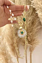 Collar Cuarzo Green eslabones Perla mixtos  - Miniatura 5