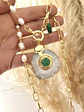 Collar Cuarzo Green eslabones Perla mixtos  - Miniatura 7