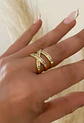 Anillo Triple Entrelazado Circones ajustable  - Miniatura 6