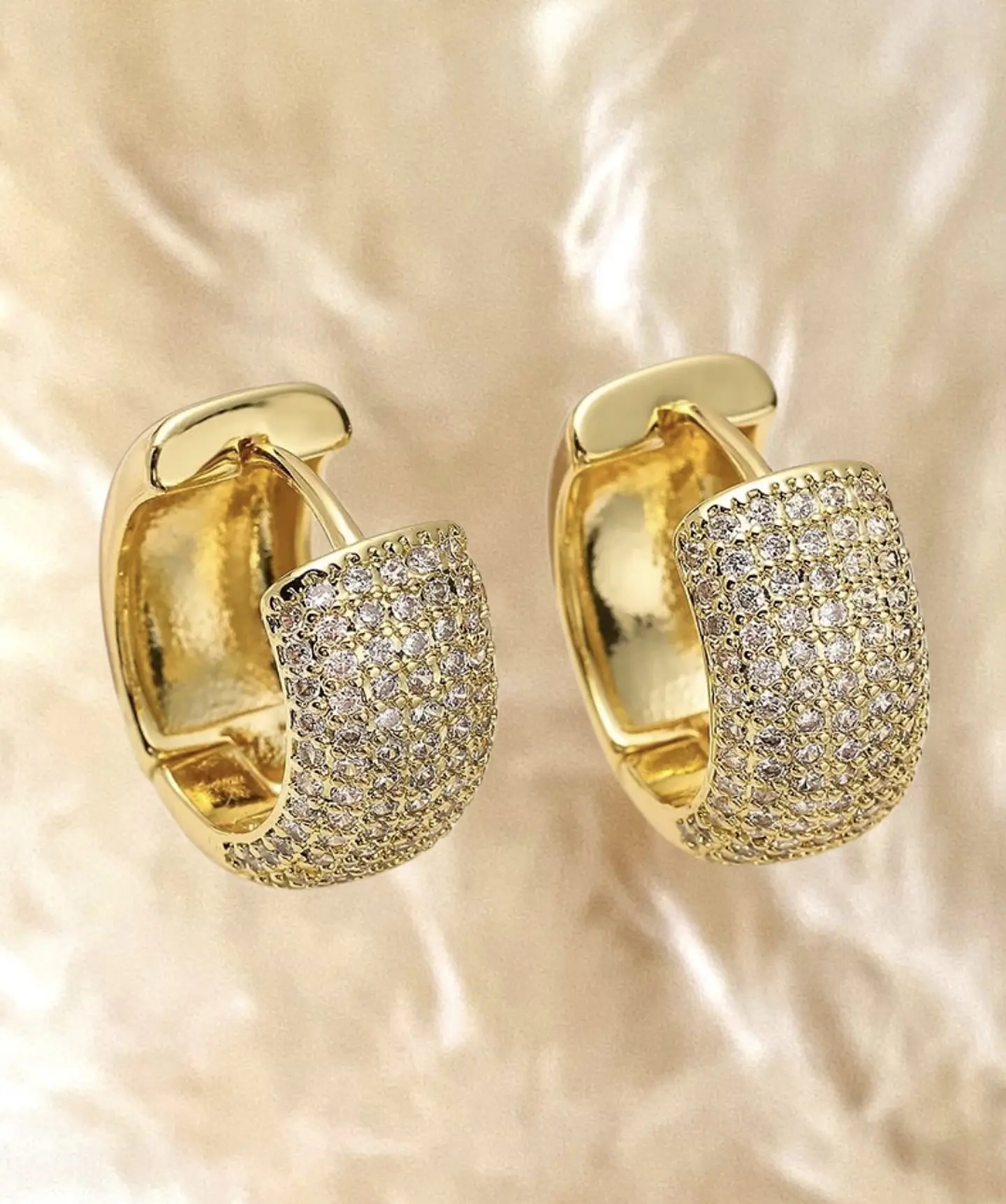 Aros Argolla Circones Gold 1