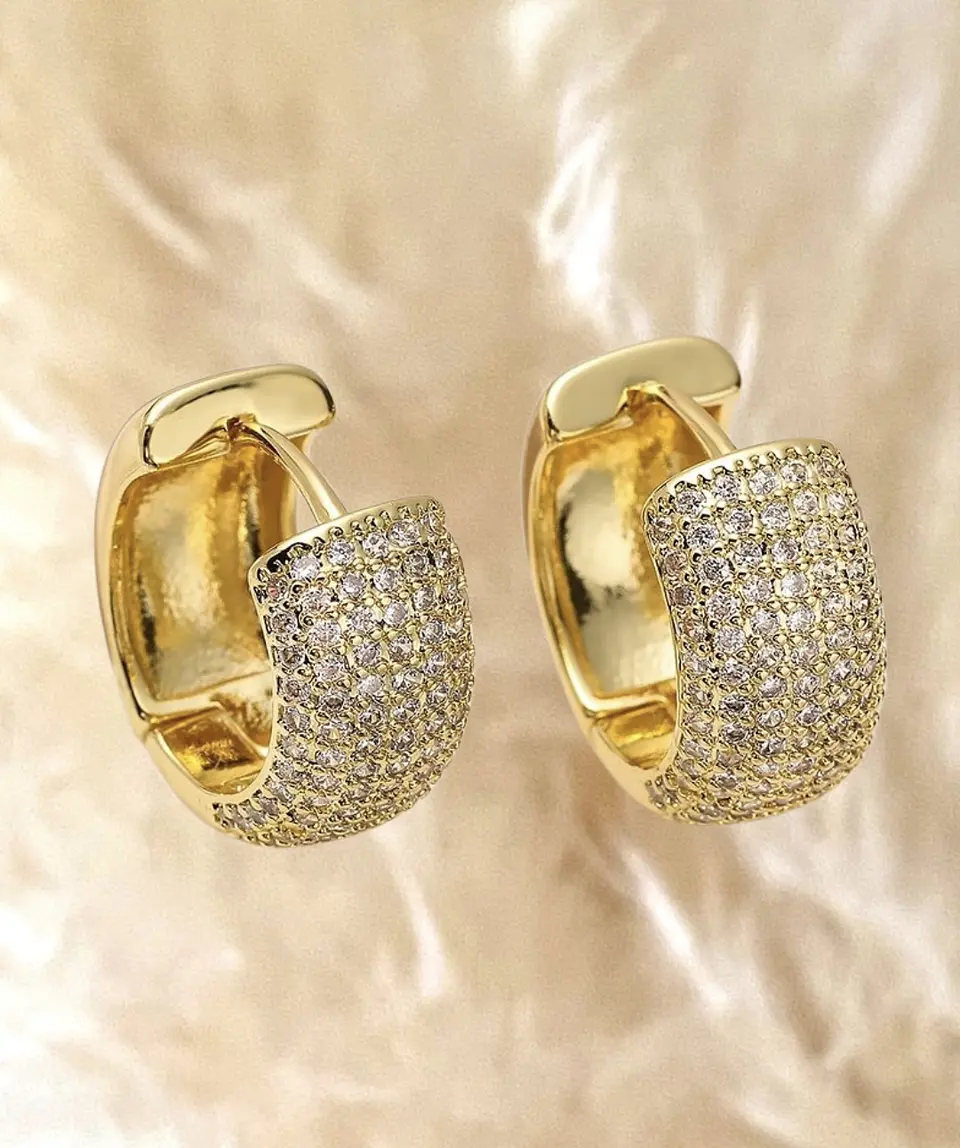 Aros Argolla Circones Gold 1