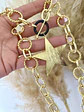 Collar maxi Eslabones Estrella lijada Gold  - Miniatura 3