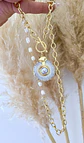 Collar XL Maxi Cuarzo Perlas Río Gold - Miniatura 4