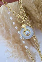 Collar XL Maxi Cuarzo Perlas Río Gold - Miniatura 5