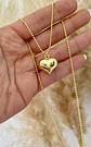 Cadena Bolita Corazón gold - Miniatura 4