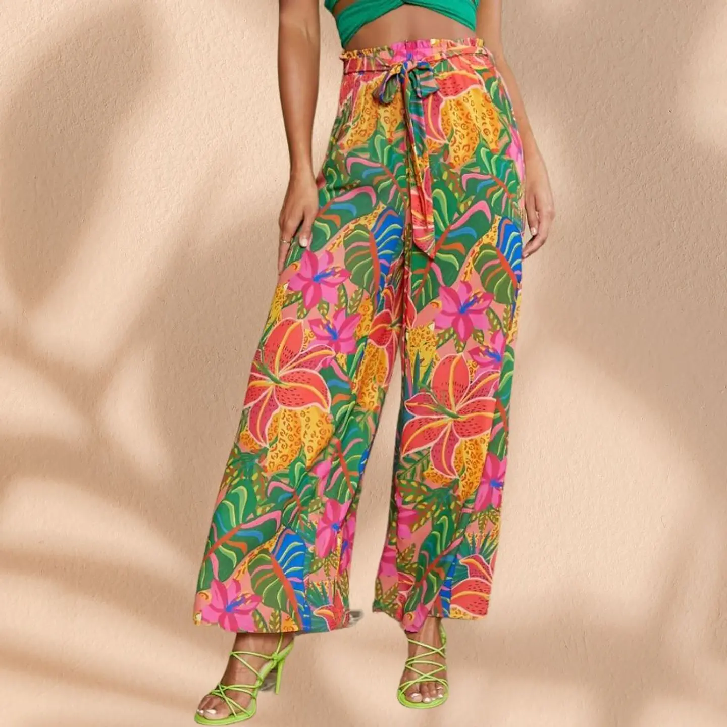 Pantalón Palazzo Tropical 2