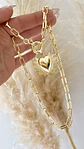 Collar Corazón Sagrado gold - Miniatura 4