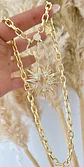 Collar Maxi Estrella 10 puntas Circones y broche luxury - Miniatura 3