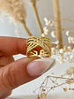 Anillo Entrelazado Circones y bolitas Gold  - Miniatura 3