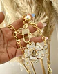 Collar XL Maxi Camelia Nácar Gold - Miniatura 2