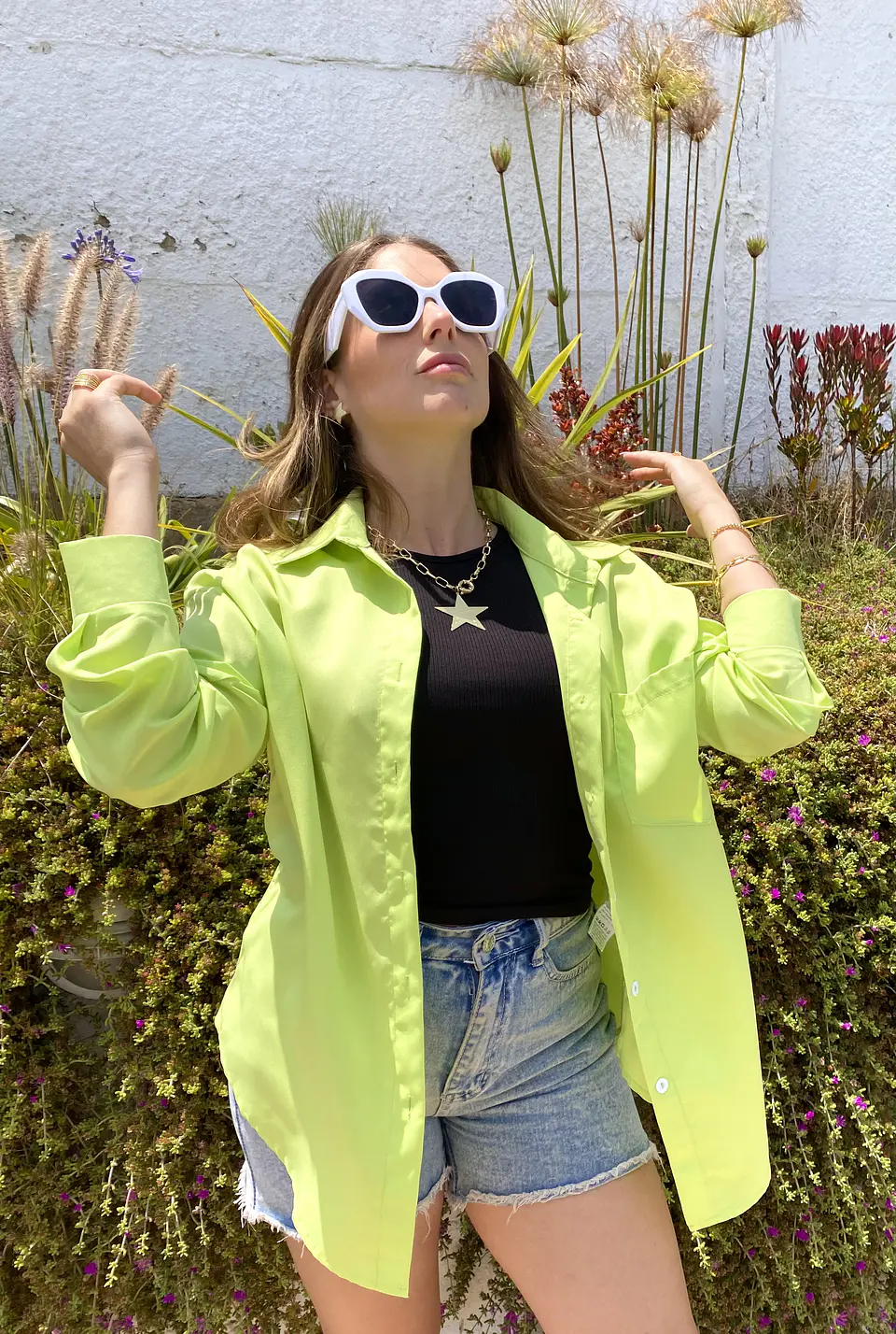Camisa Trini Verde Lima   5
