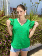 Blusa Amelia verde - Miniatura 1