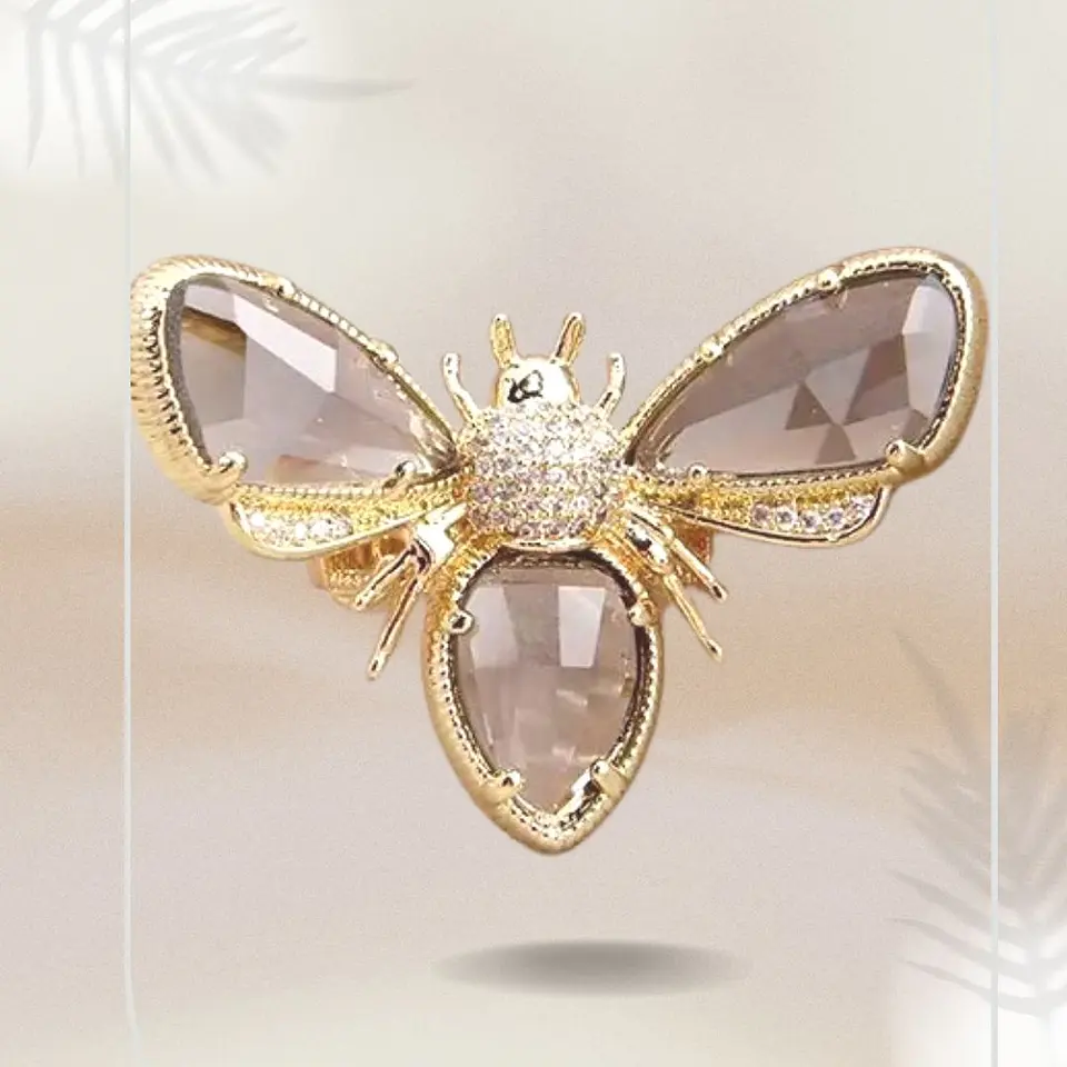 Maxi Anillo Abeja Reina Gold 1