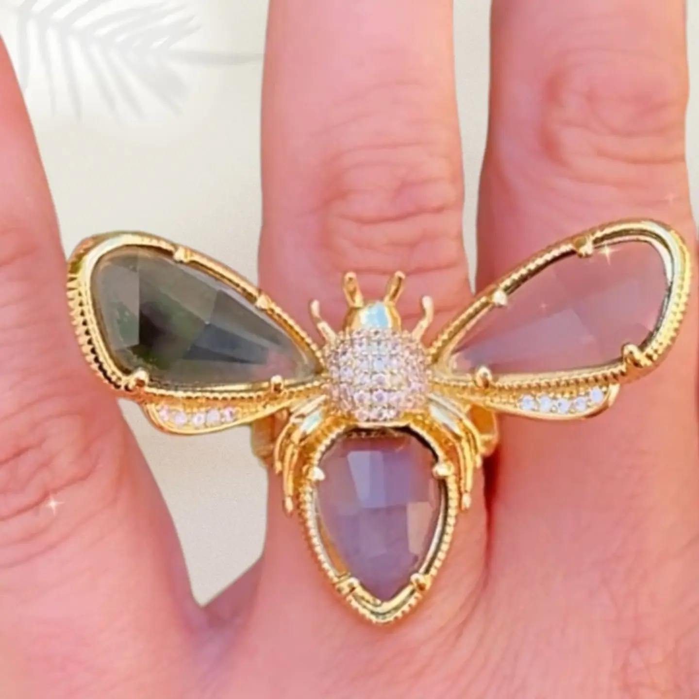 Maxi Anillo Abeja Reina Gold 3