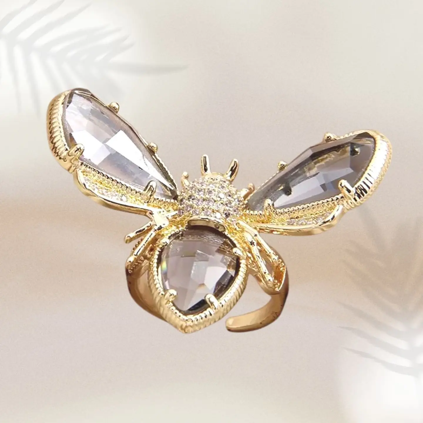 Maxi Anillo Abeja Reina Gold 4