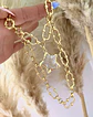 Collar Estrella Cuarzo Eslabones mixtos Gold - Miniatura 1