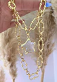 Collar Estrella Cuarzo Eslabones mixtos Gold - Miniatura 4