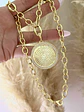 Collar Medallón Padre Nuestro Gold - Miniatura 4