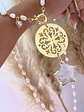 Collar XL Mandala y Estrella cuarzo Perlas de rio - Miniatura 6