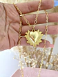 Collar Cadena mixta Corazón Rayos Gold - Miniatura 1