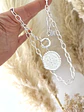 Collar Medalla San Benito Silver punto luz - Miniatura 1