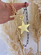 Collar Maxi Estrella lijada eslabones Gold & Black  - Miniatura 1