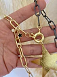 Collar Maxi Estrella lijada eslabones Gold & Black  - Miniatura 3