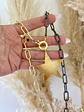 Collar Maxi Estrella lijada eslabones Gold & Black  - Miniatura 5