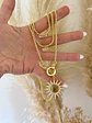 Collar Extra Largo Sol Circones Gold - Miniatura 1