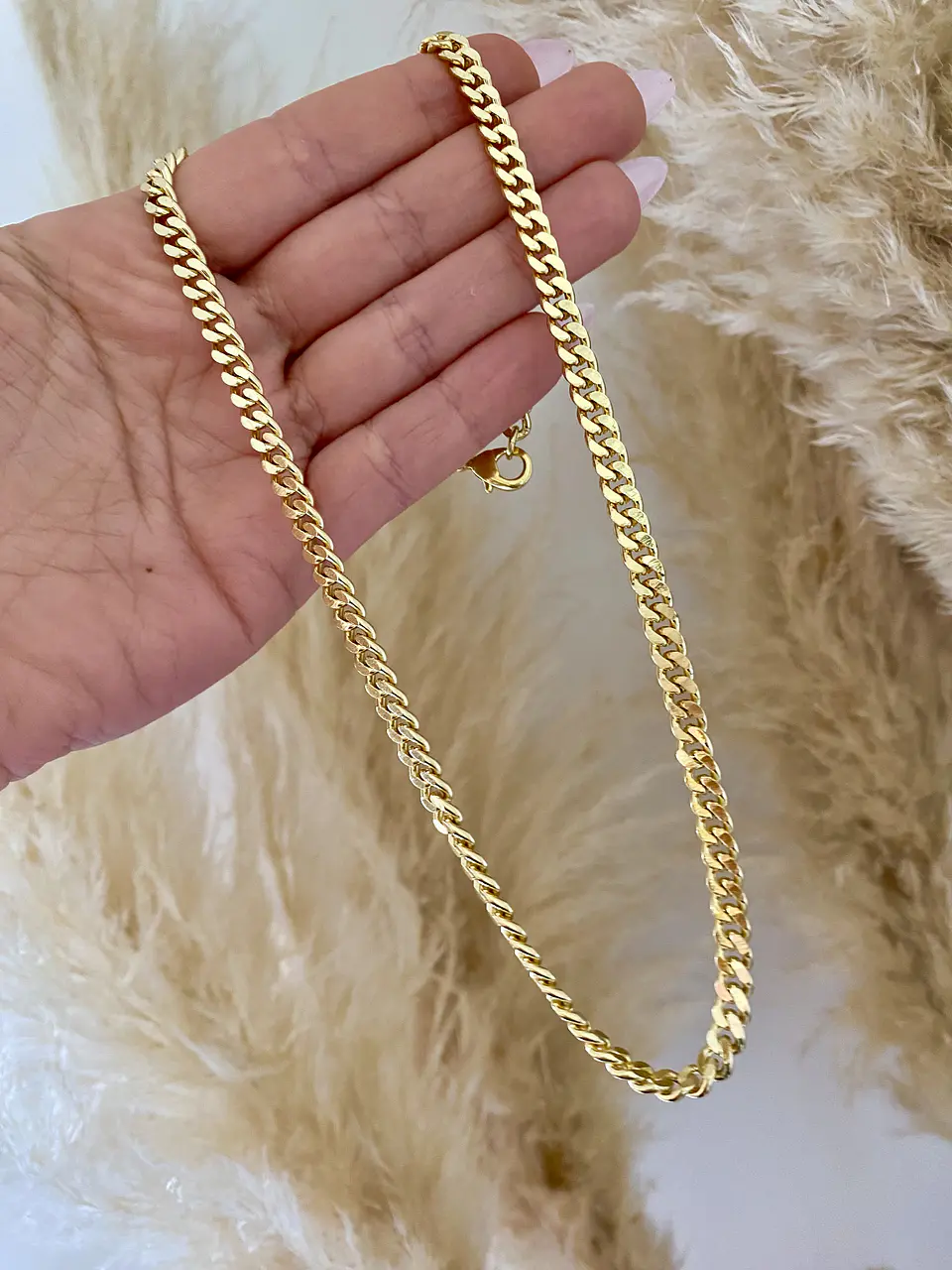Collar Cadena Cubana Gold gruesa 1