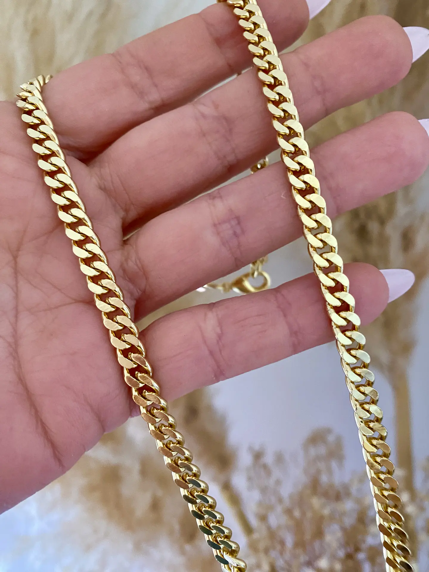 Collar Cadena Cubana Gold gruesa 2