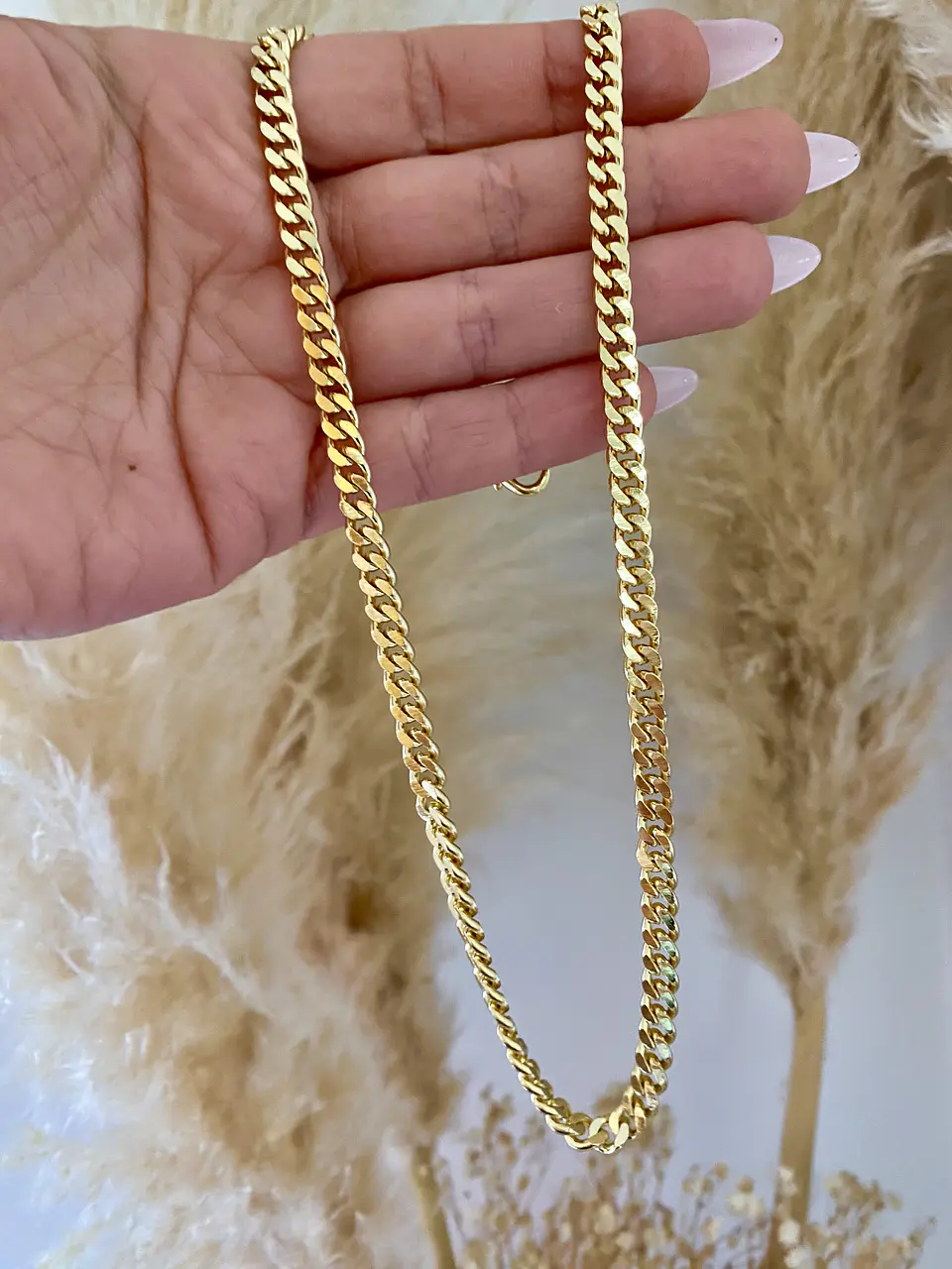 Collar Cadena Cubana Gold gruesa 3