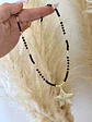 Collar Estrella Circones balines y piedras facetadas black - Miniatura 2