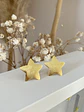 Aros Estrella Lijada Enchape oro   - Miniatura 1