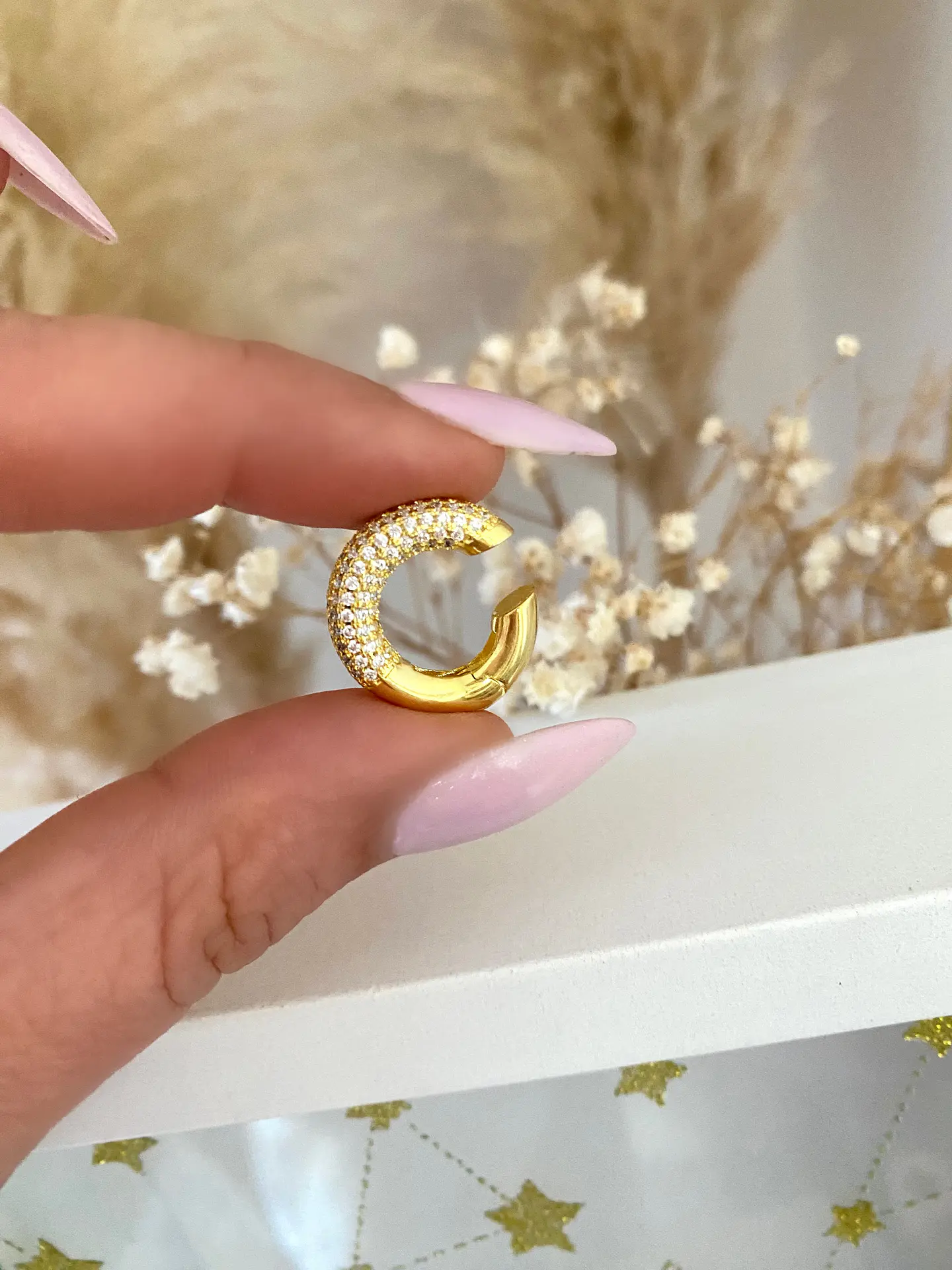 Ear Cuff Grueso Circones Gold 1