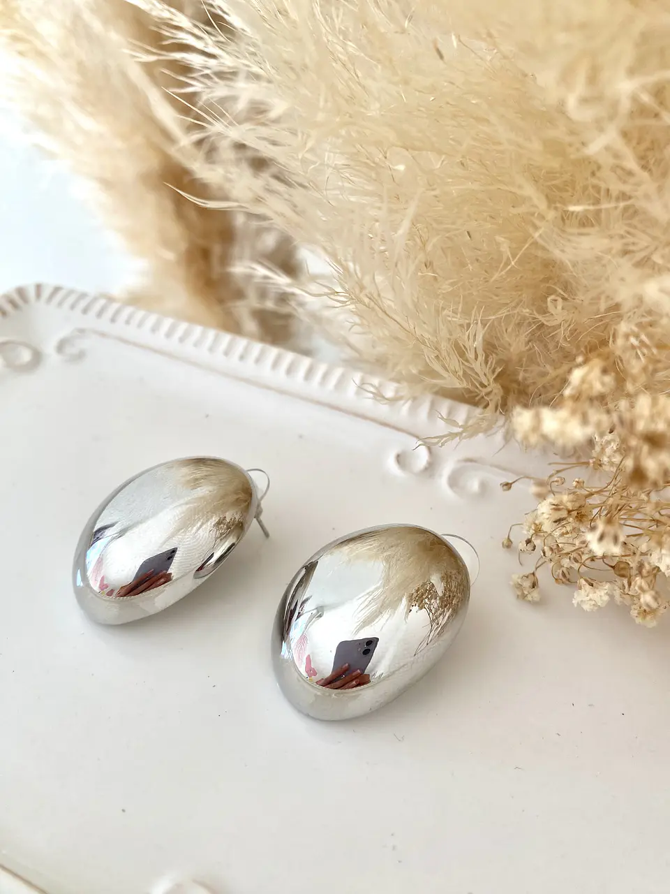 Aros Oval Silver  2