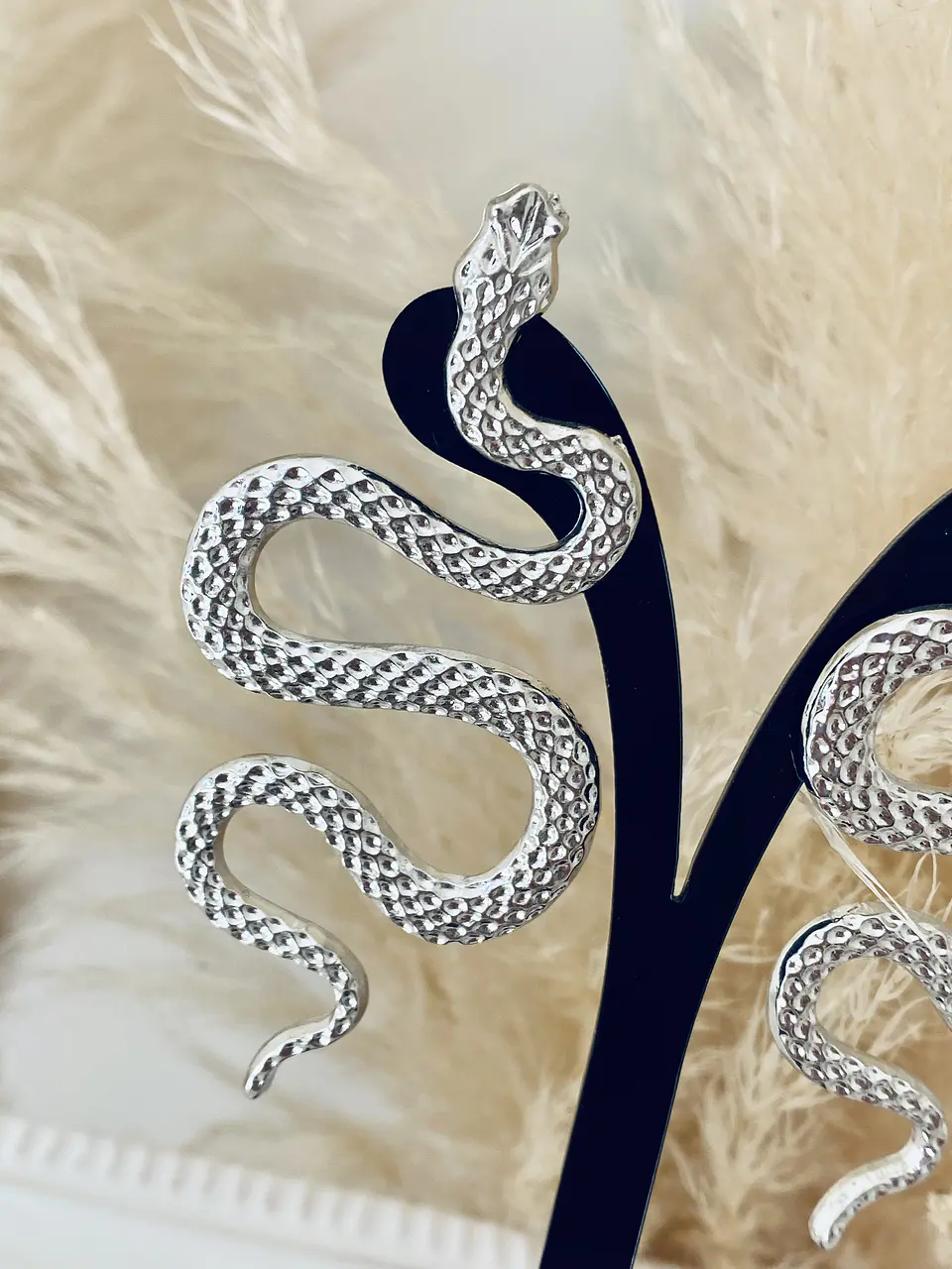 Aros Maxi Serpiente Silver 5
