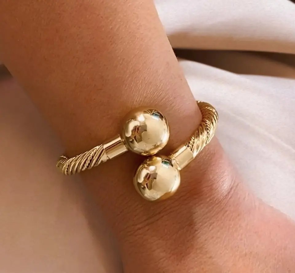 Brazalete Ajustable  Entorchado Gold 2