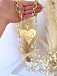 Maxi Collar XL Medallón Corazón Gold  - Miniatura 7