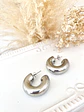 Aros Argolla Tubo Silver - Miniatura 1