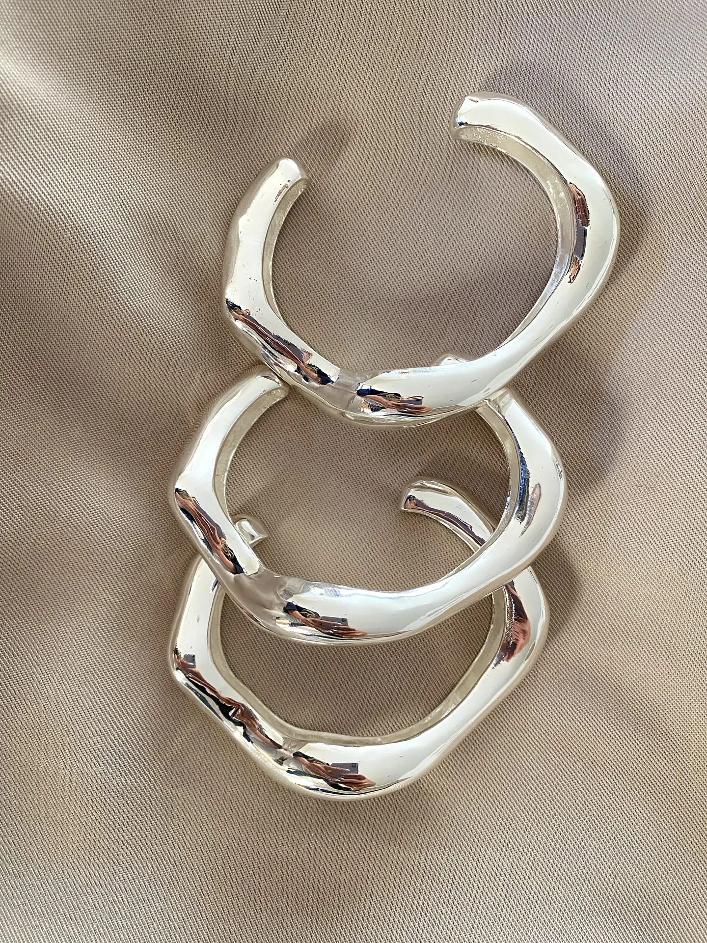 Esclava Geométrica Irregular Silver 4