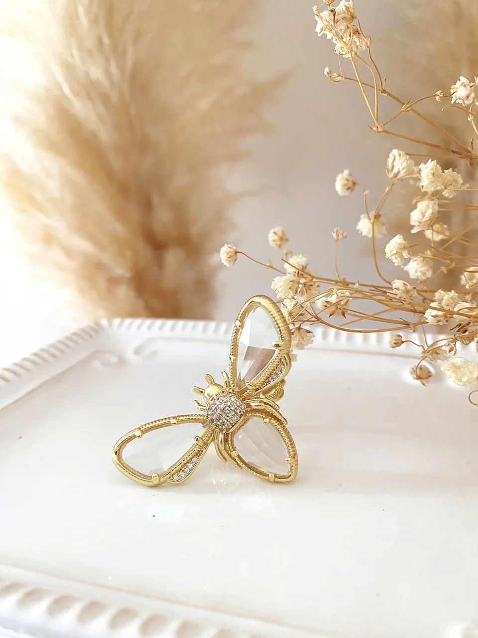 Maxi Anillo Abeja Reina Gold 3